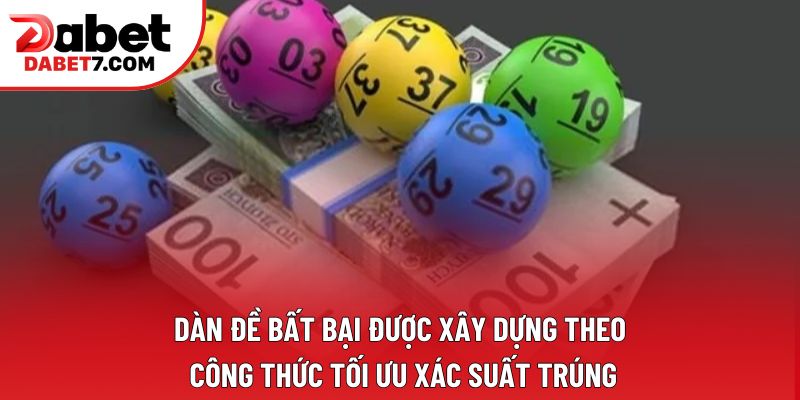 Dàn đề bất bại được xây dựng theo công thức tối ưu xác suất trúng